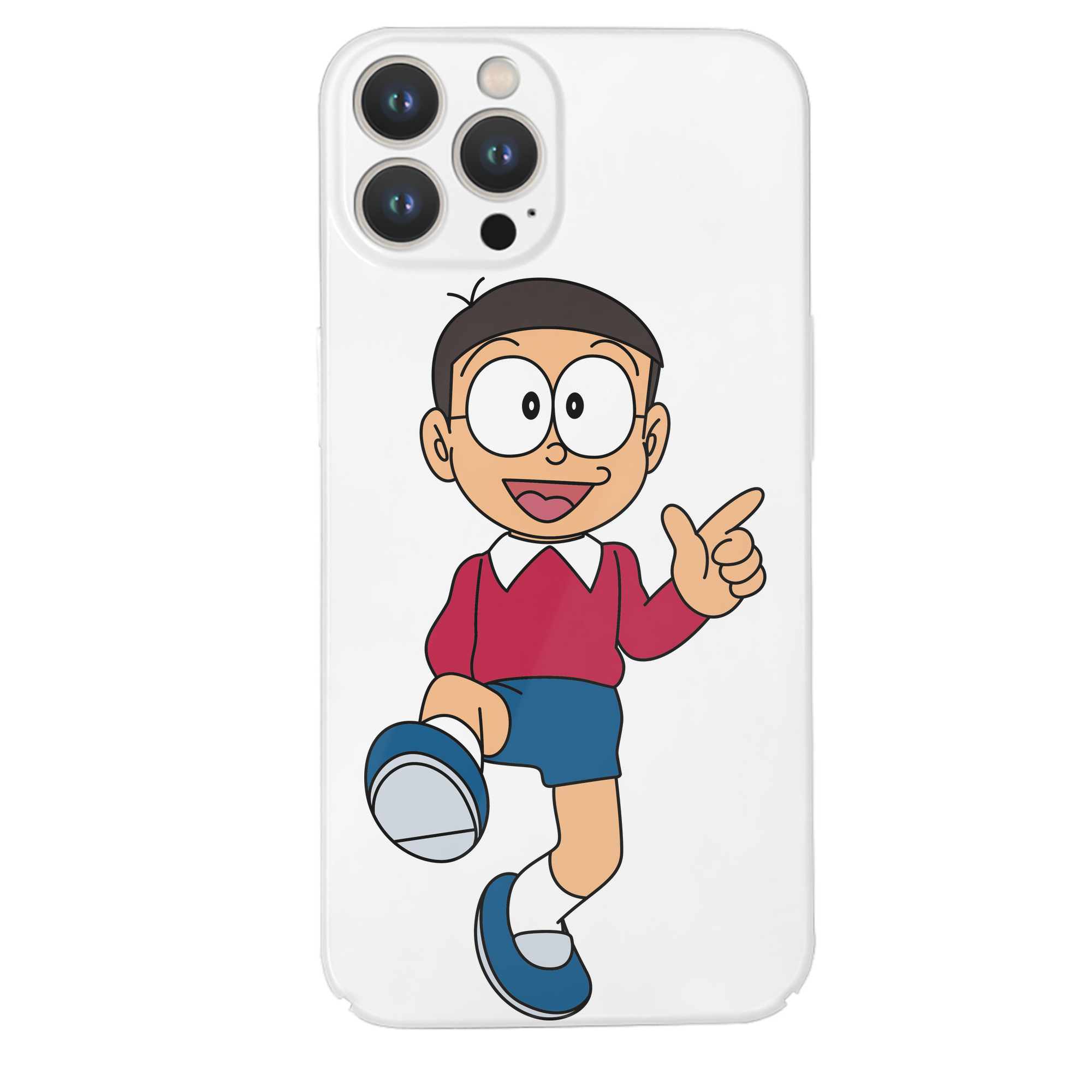 （画像用） ドラえもん 野比 のび太 Doraemon Nobita Nobi 【iPhone 14シリーズ対応】ハードケース